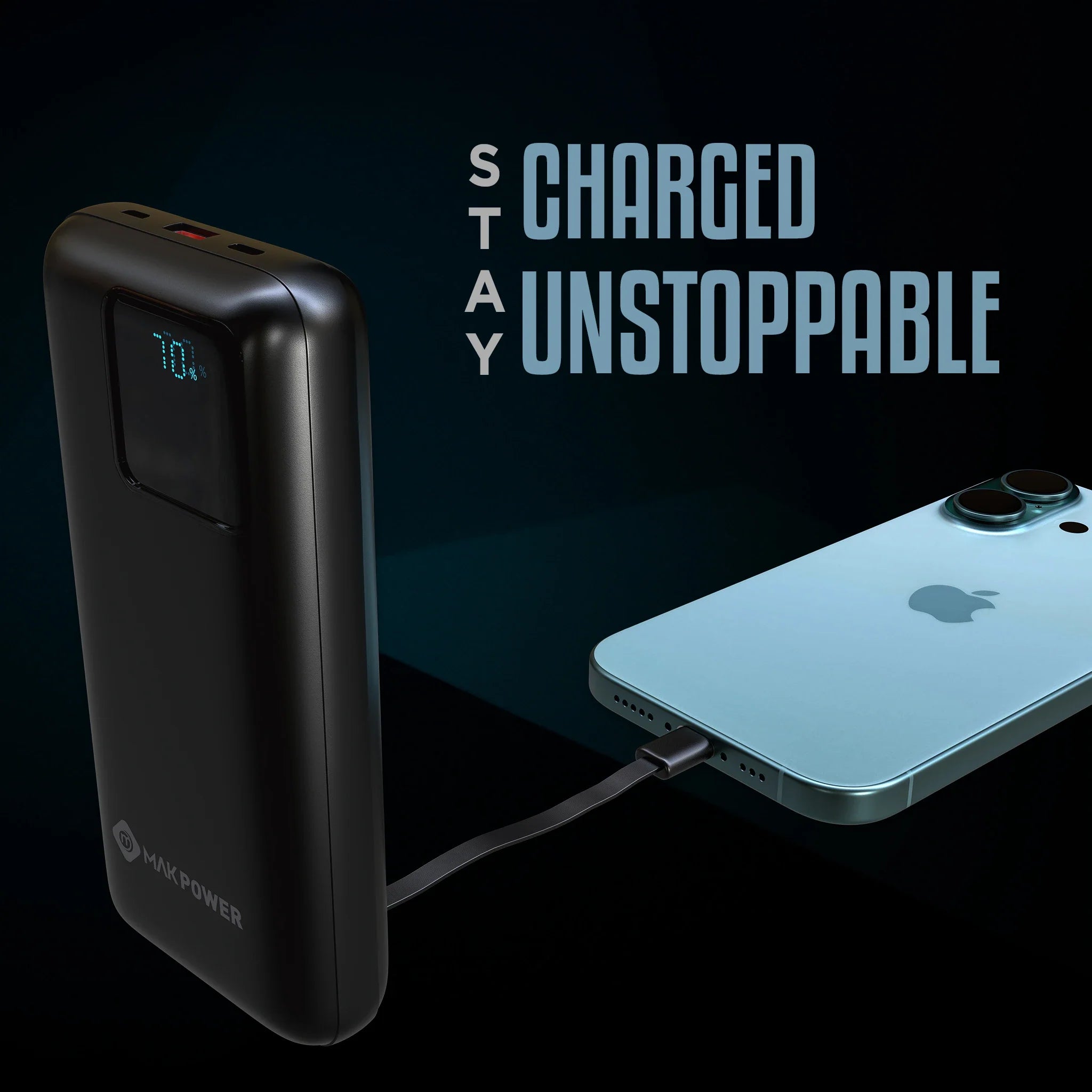 20000mAh power bank for Samsung & iPhone