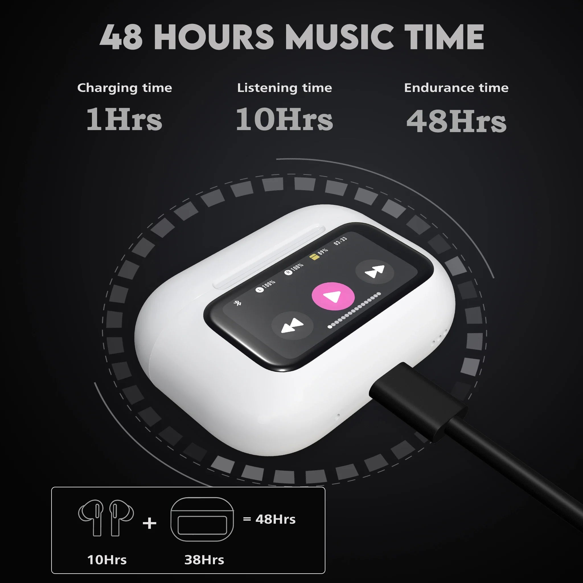 Best Wireless Earbuds with 48 Hours of music playback