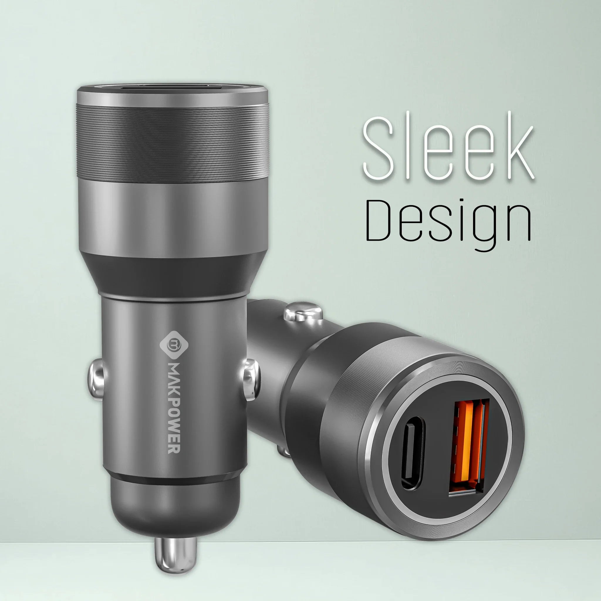 TRAVEL X 65W Dual Port PD + USB Fast Car Charger