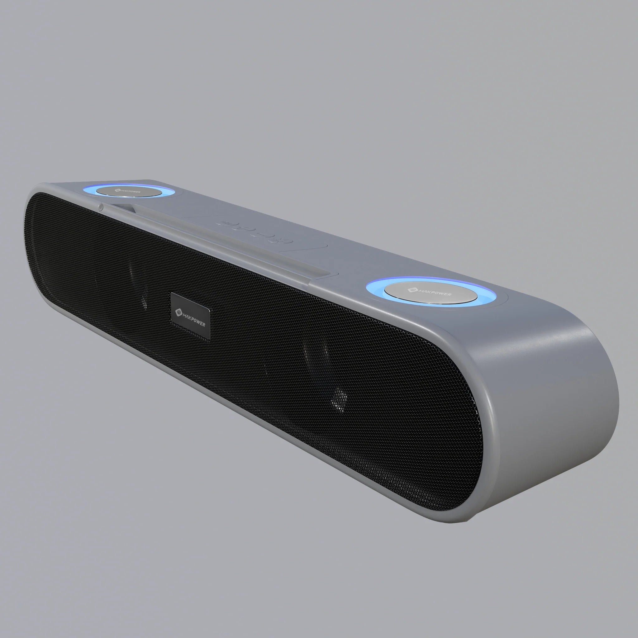 Buy MakPower Music Pop Compact Speaker Grey with RGB light