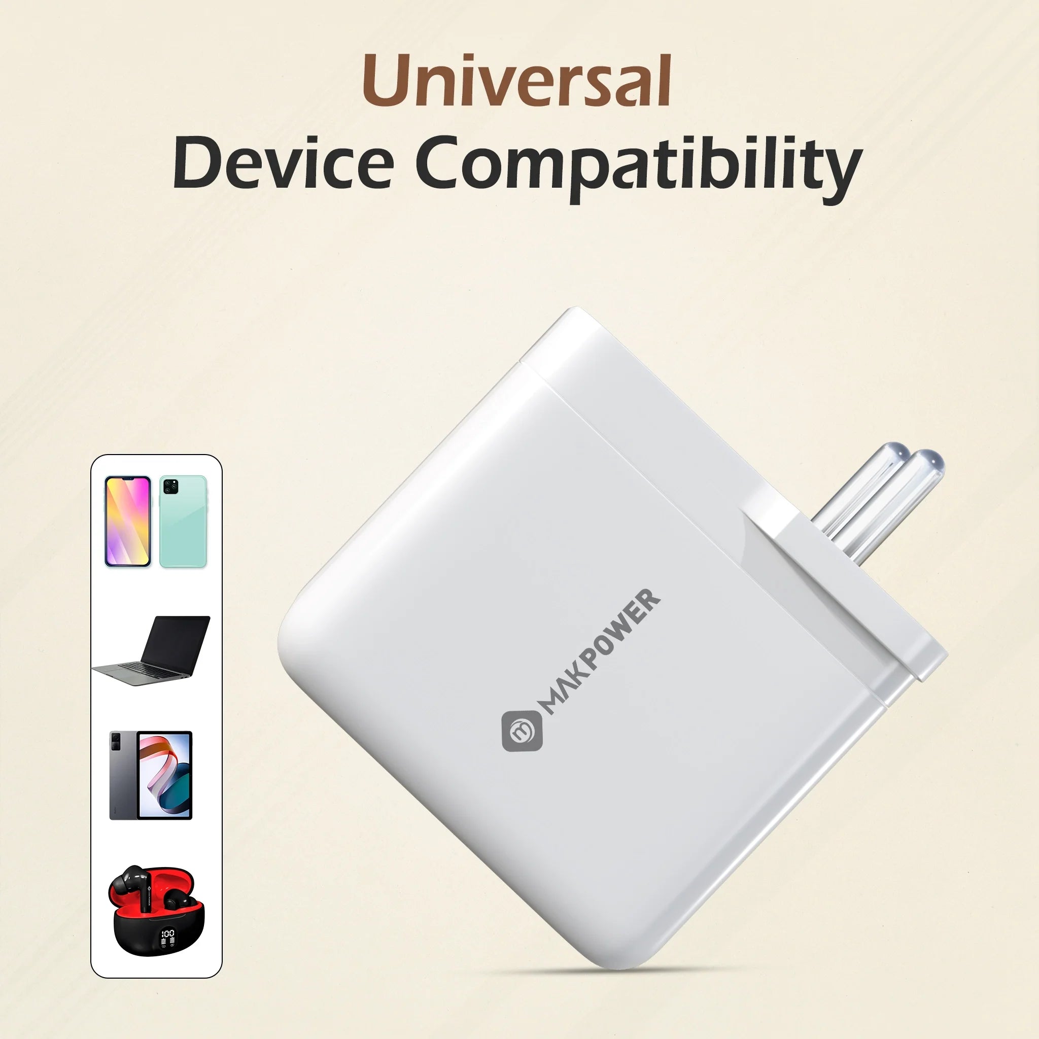 MakPower 65Watt Super Charge 57 with Universal  Device Compatibility