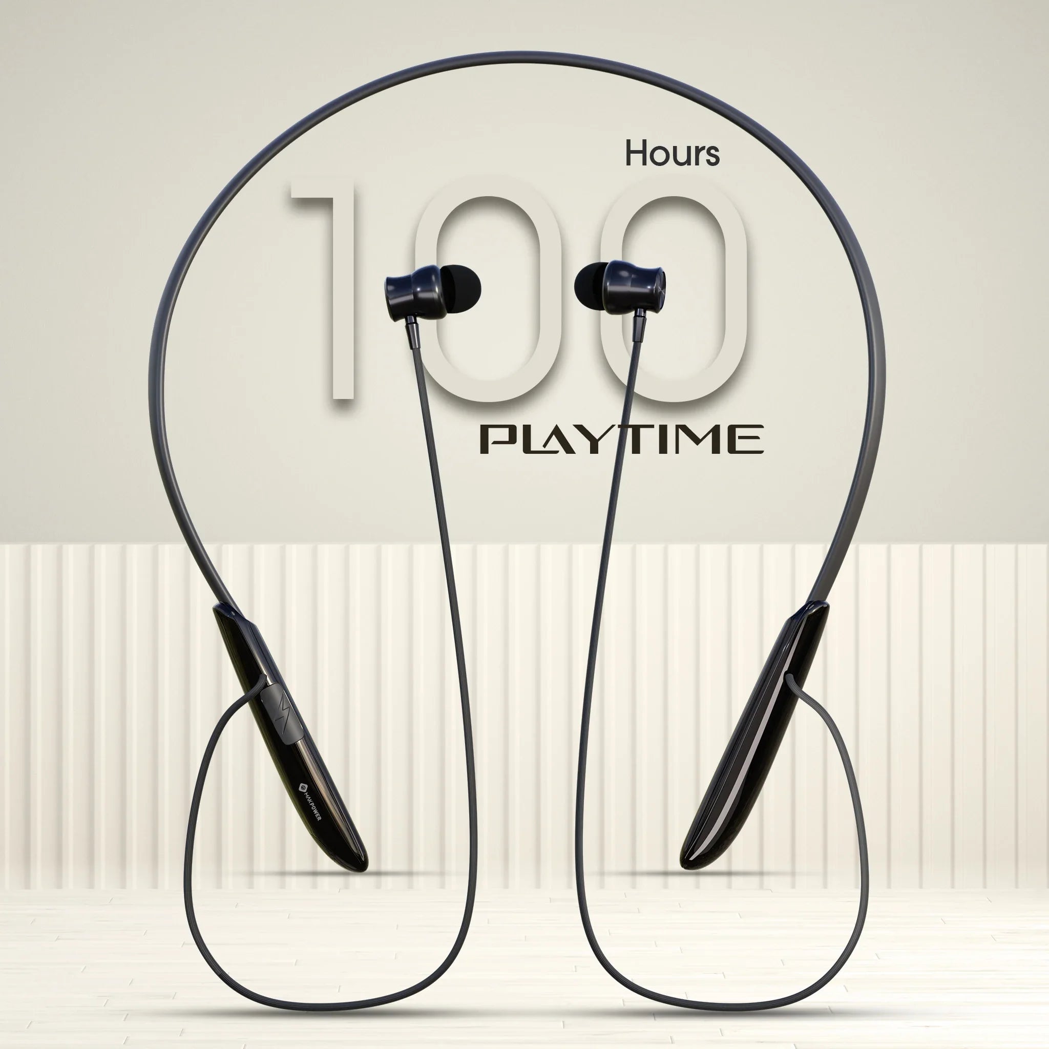 Neckband with 100 hours playtime