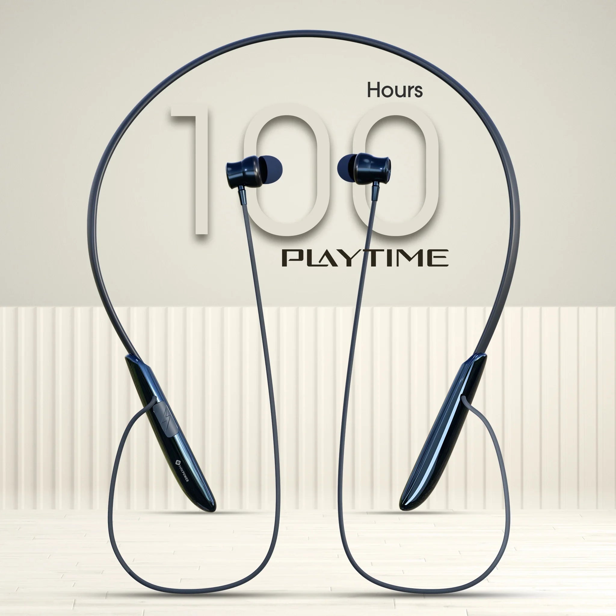 Neckband with 100 hours playtime