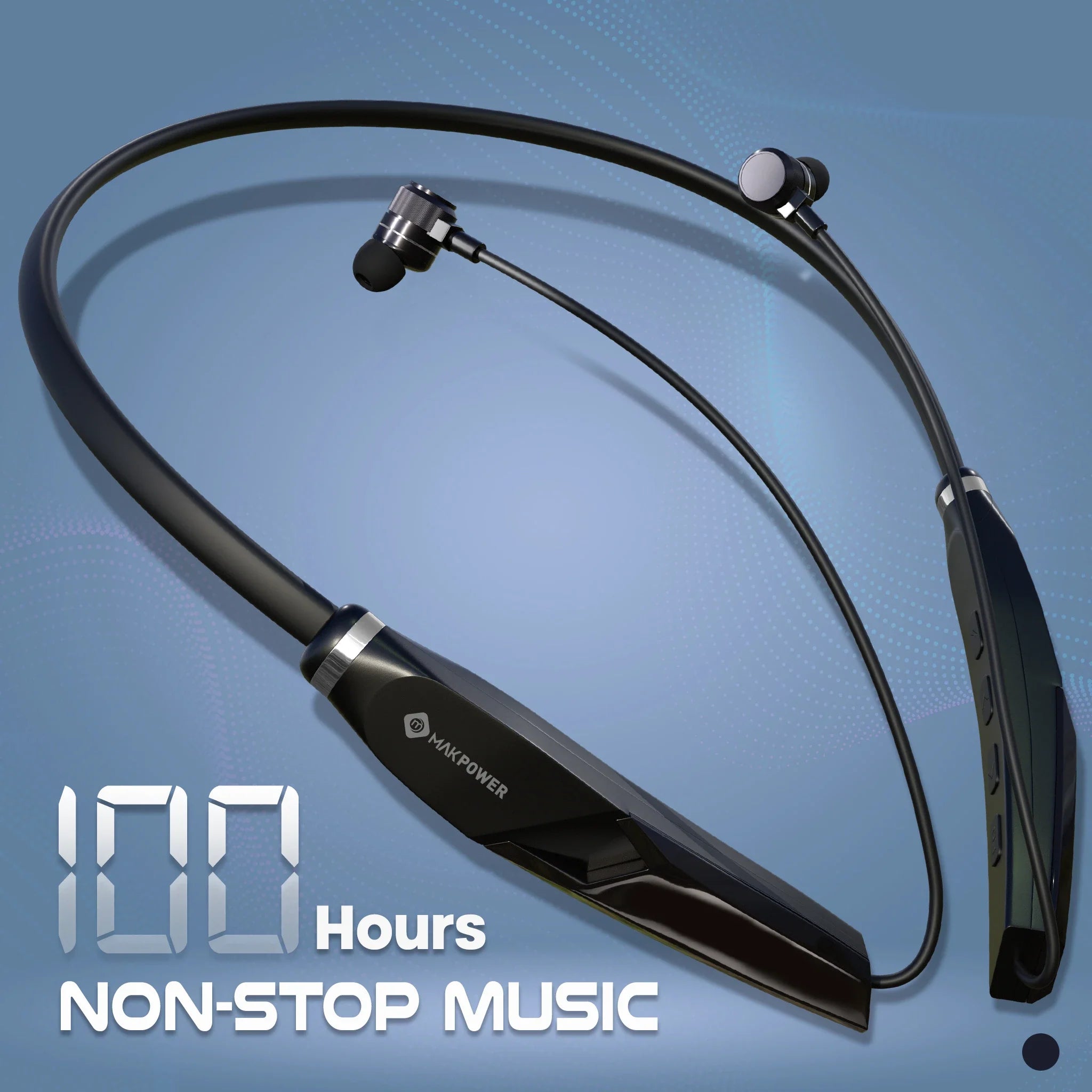 Neckband with 100 hours playtime