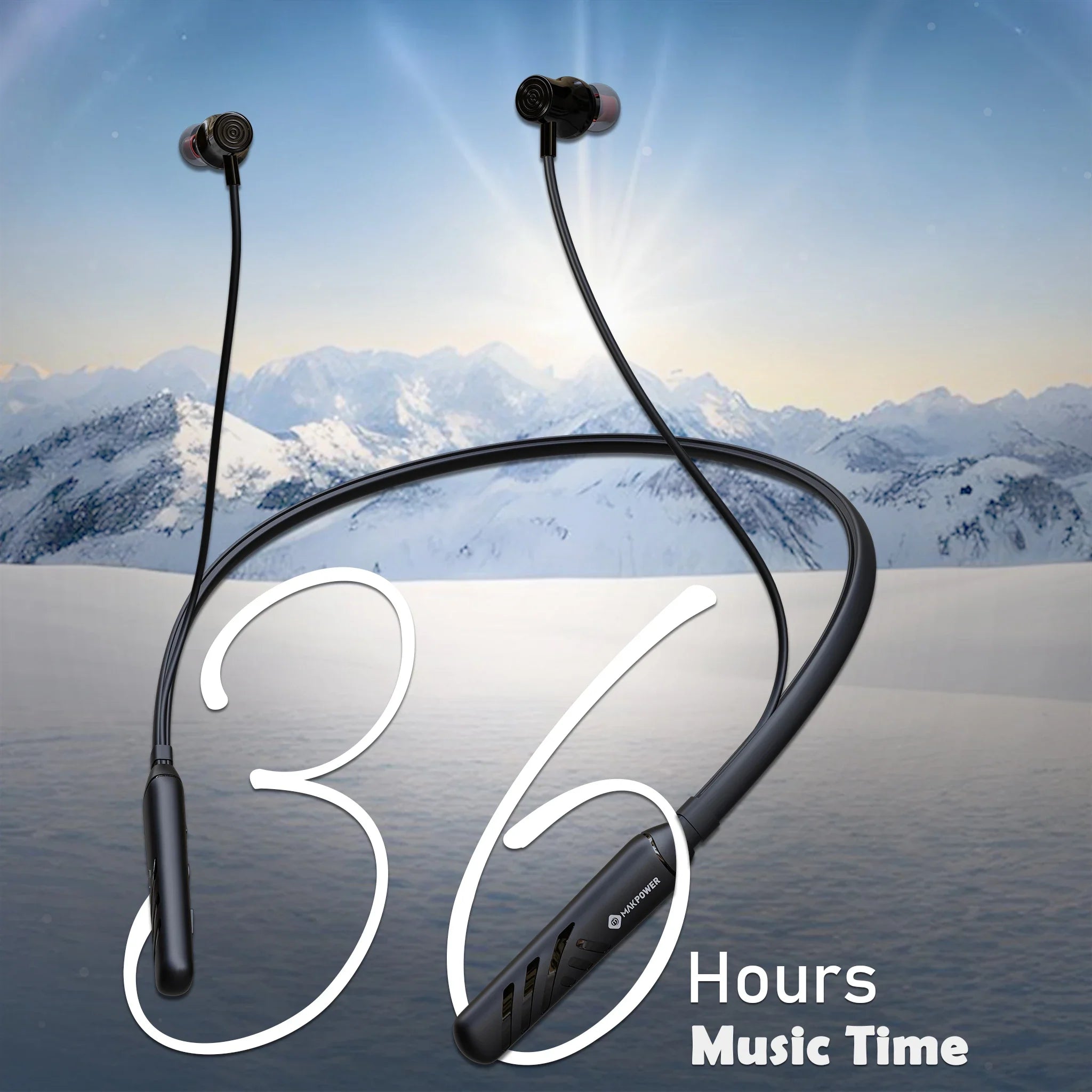 Neckband with 36 hours playtime