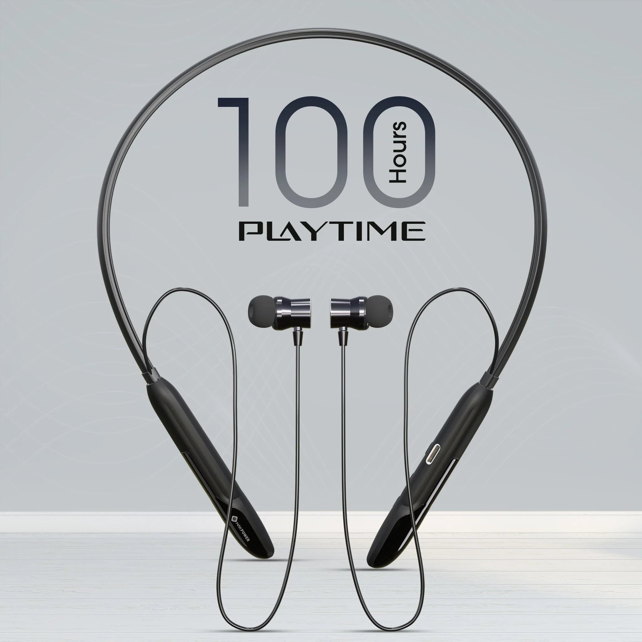 Neckband with 100 hours playtime