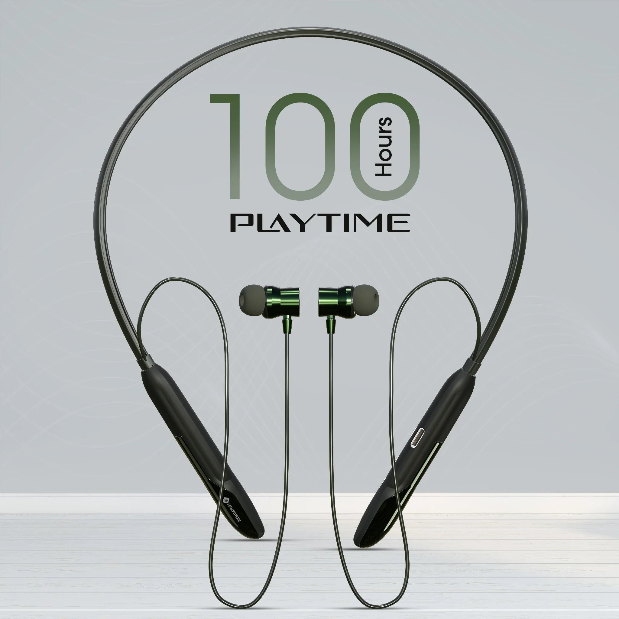 Neckband with 100 hours playtime