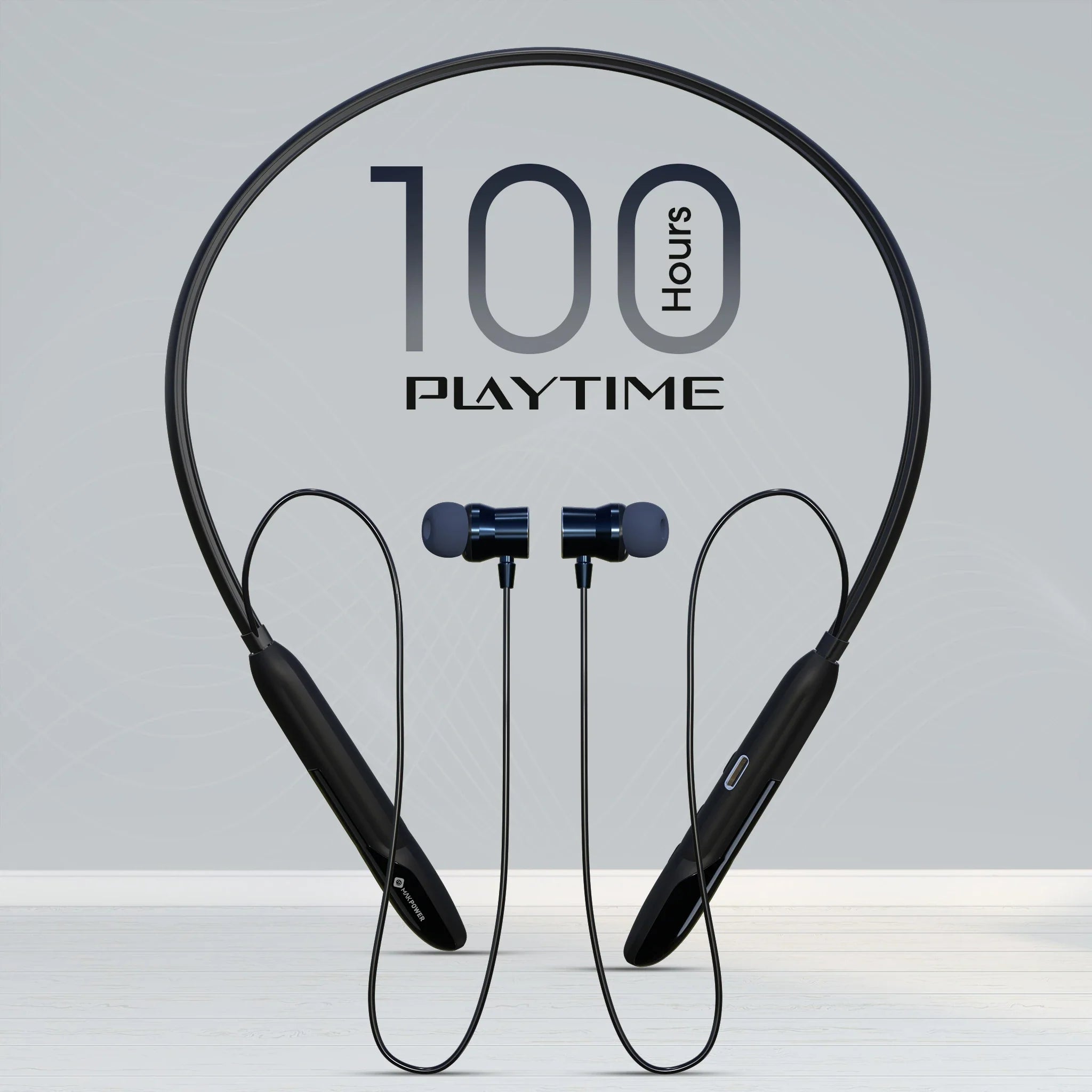 Neckband with 100 hours playtime