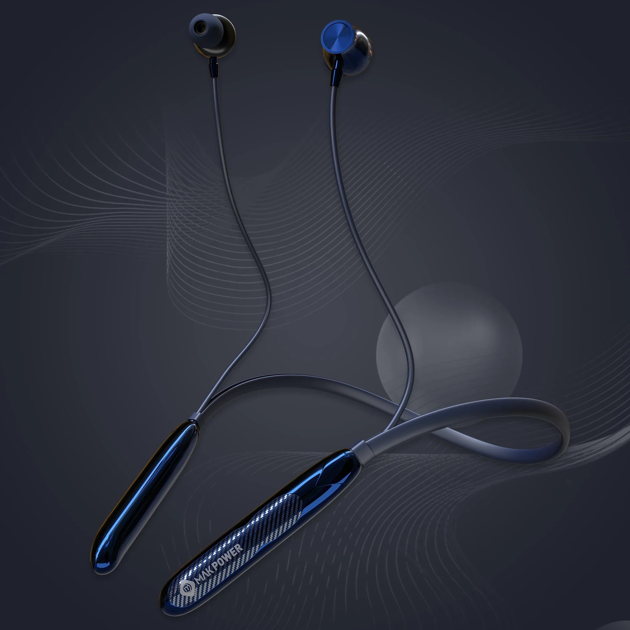 Magnetic buds neckband