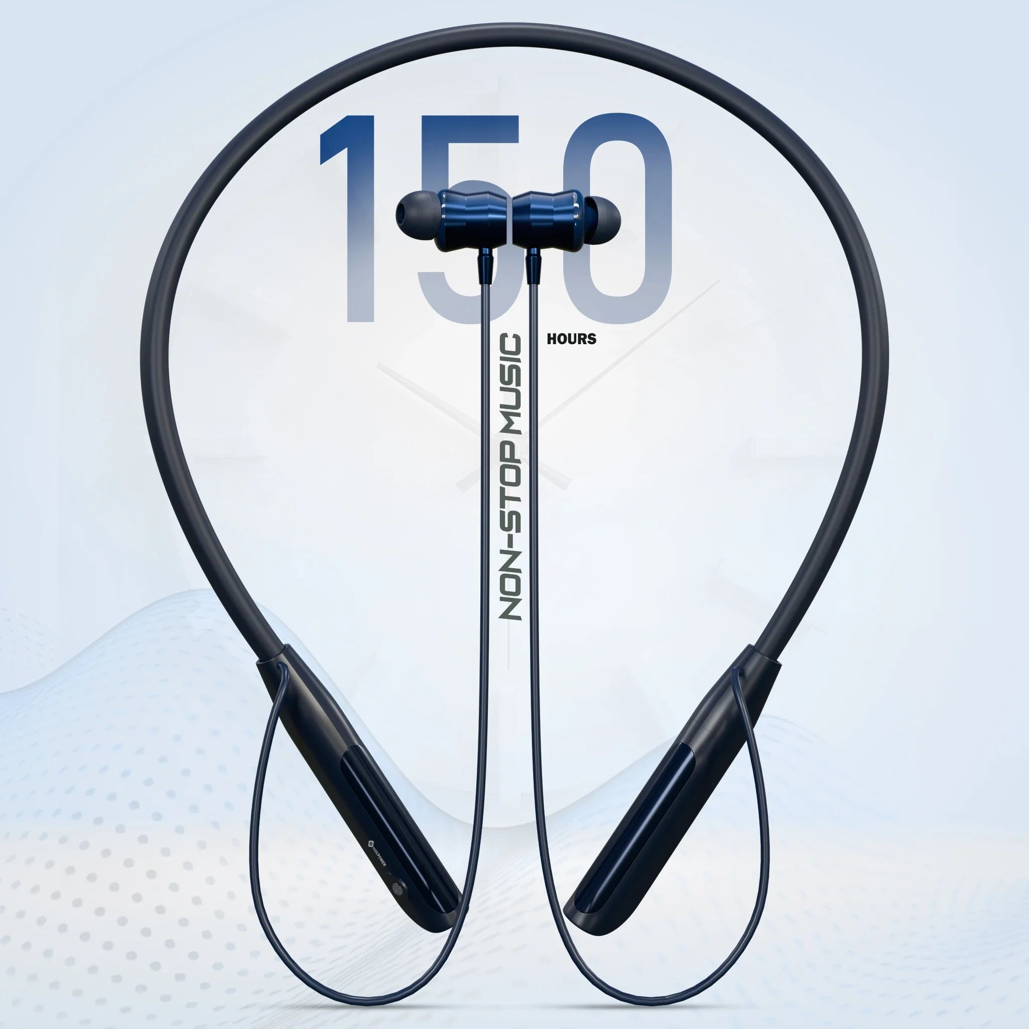 Bluetooth neckband 150 hours Playtime