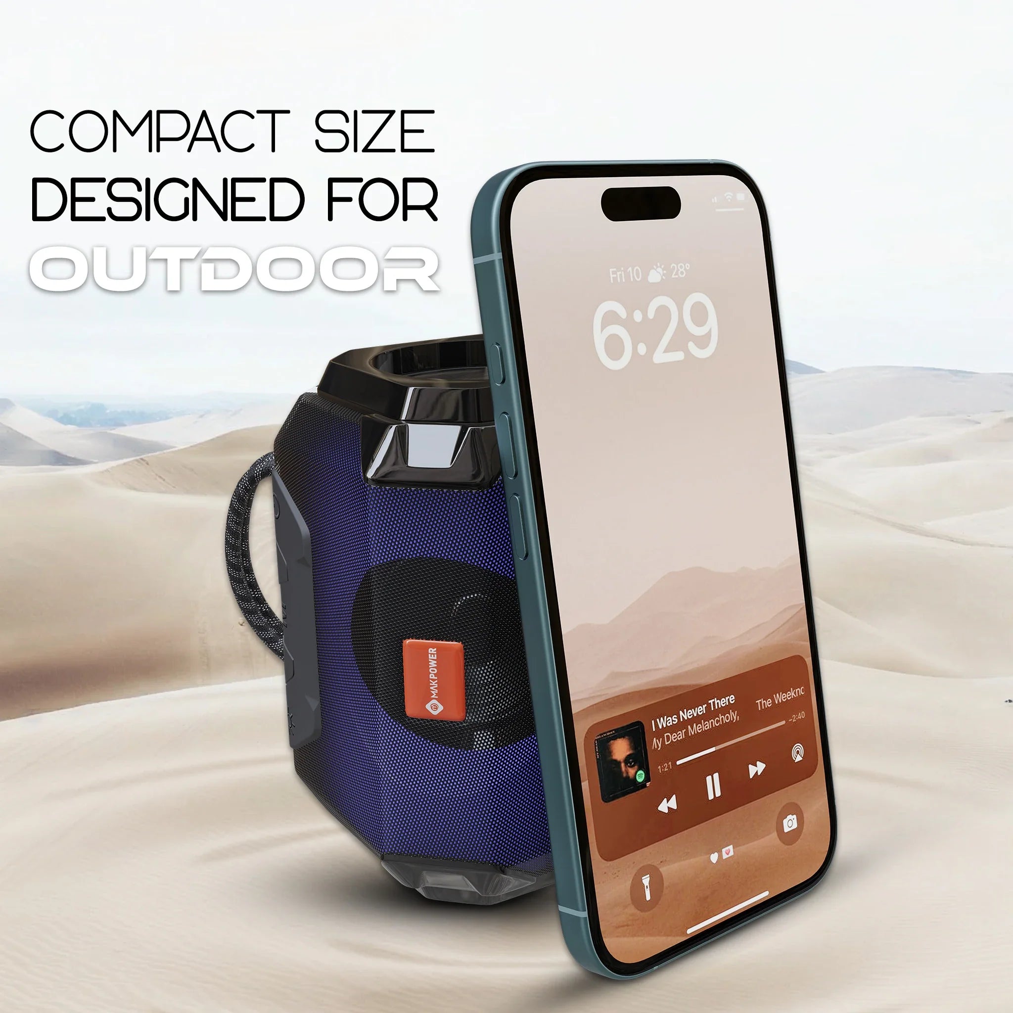 Wireless portable speaker