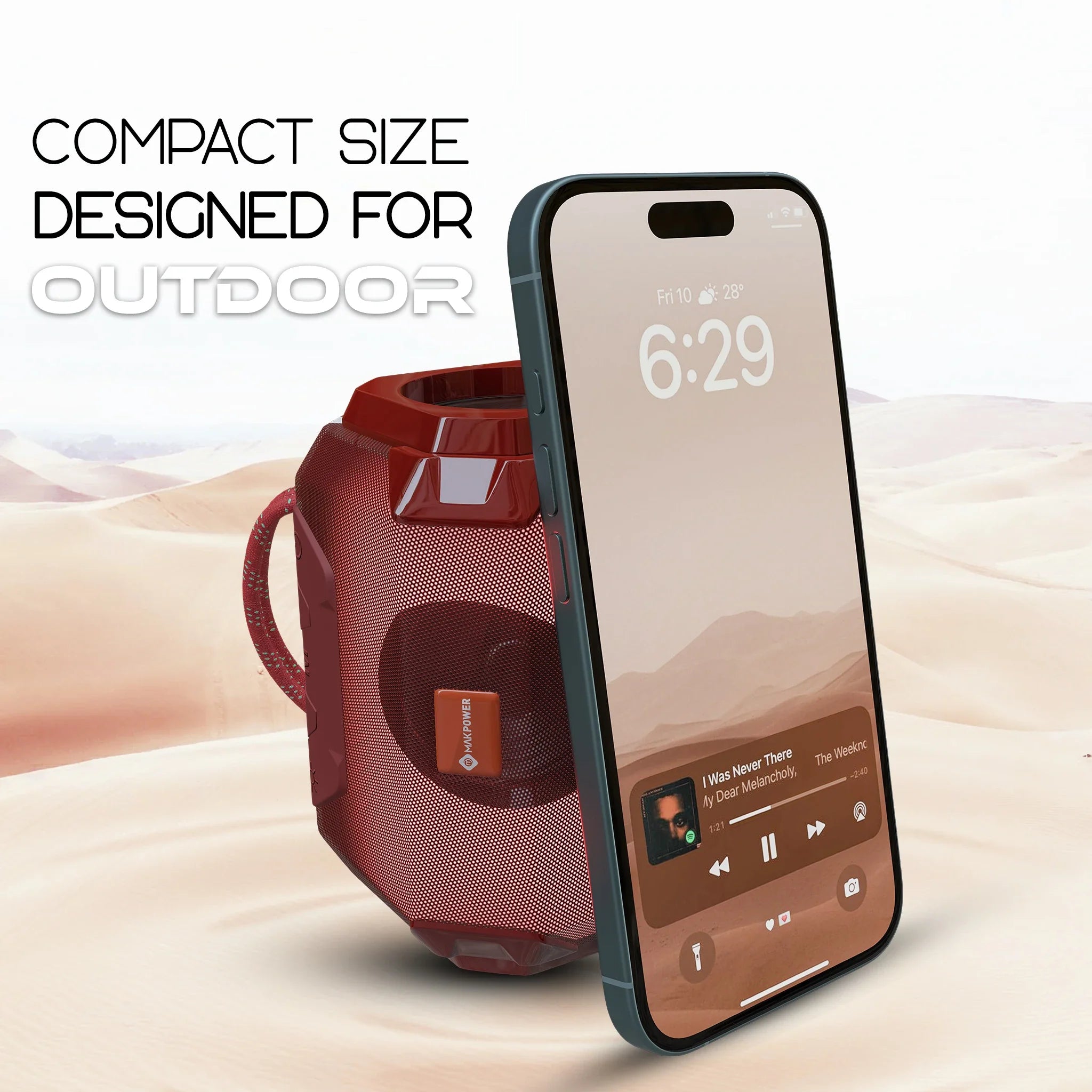 Wireless portable speaker