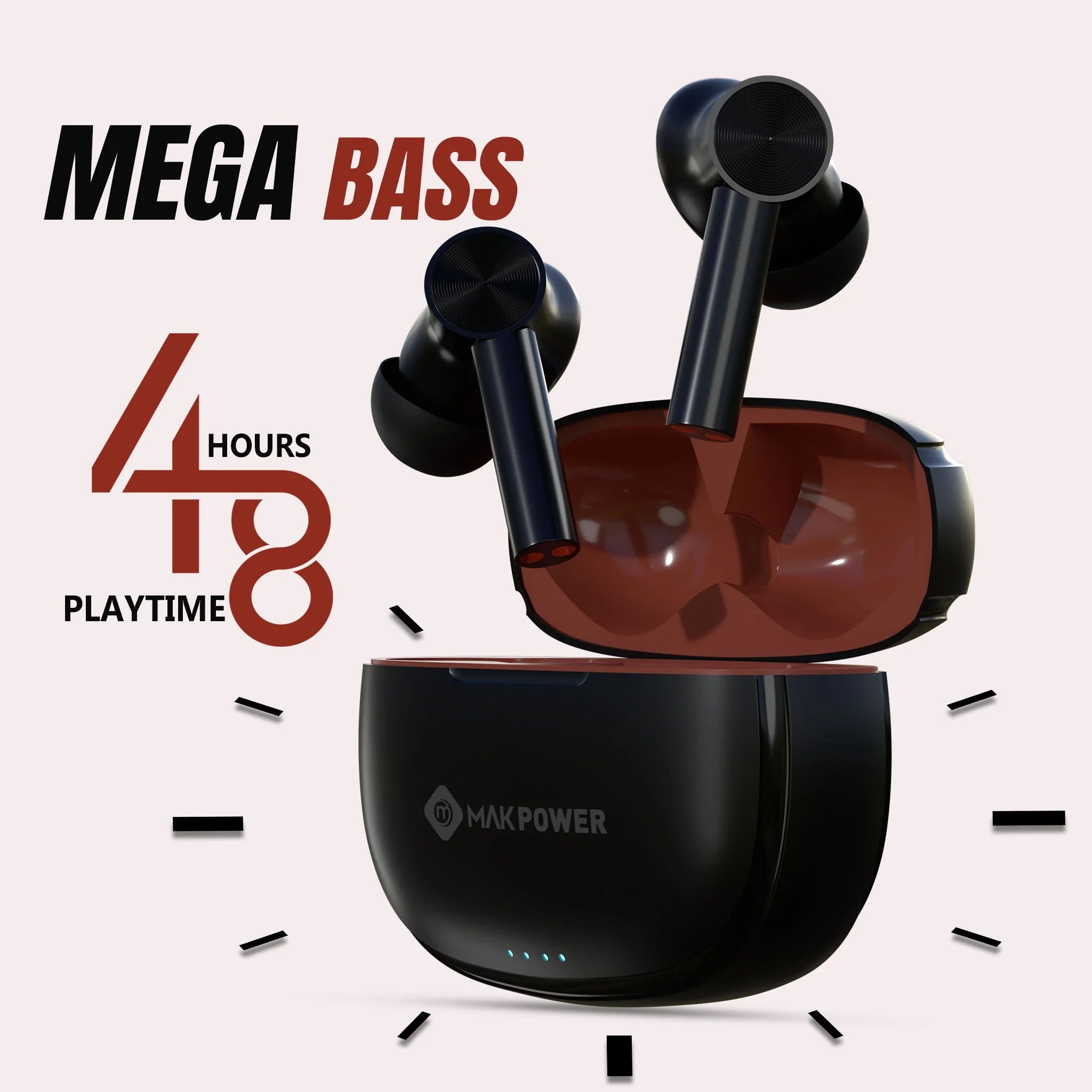 48 hours playtime earbuds
