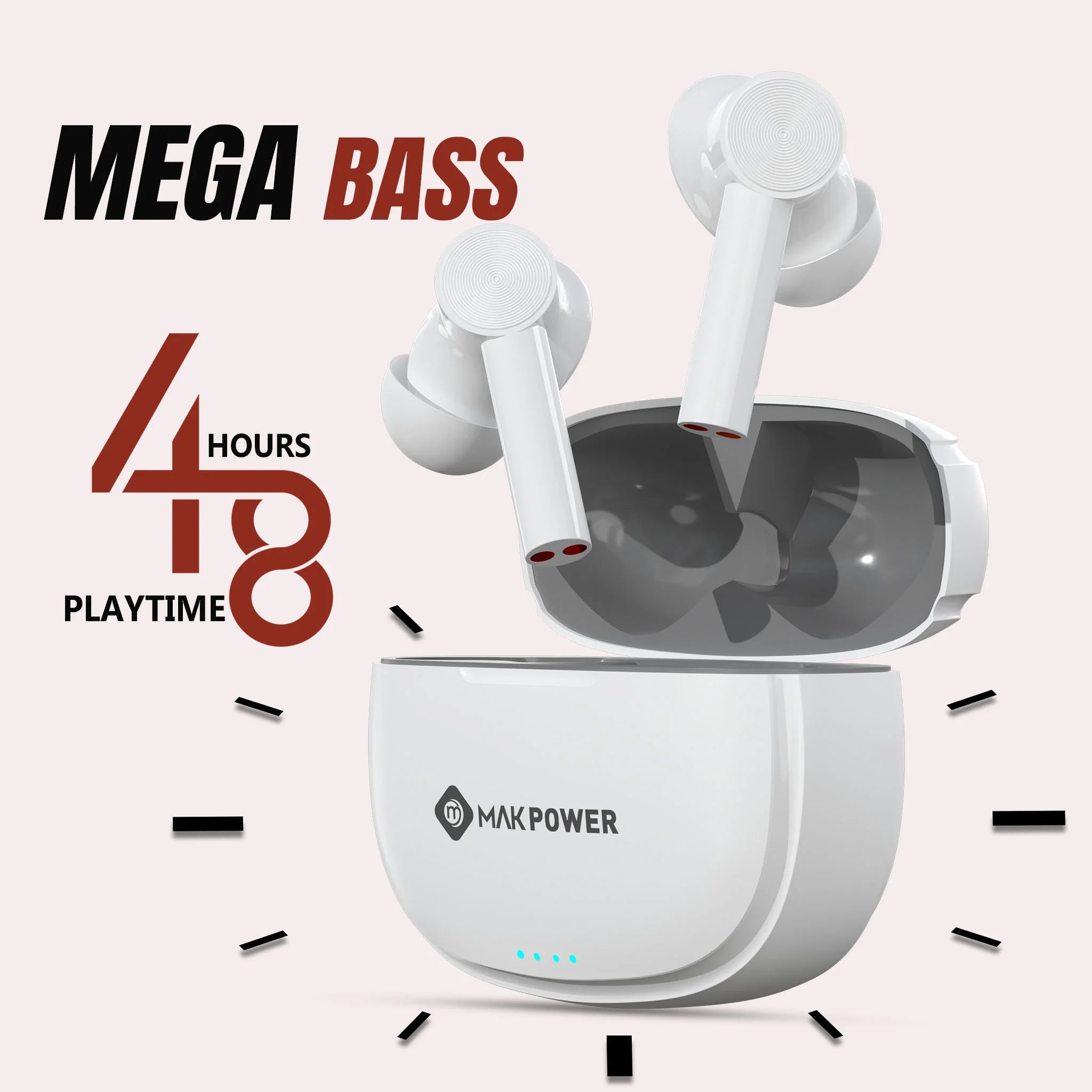 48 hours playtime earbuds