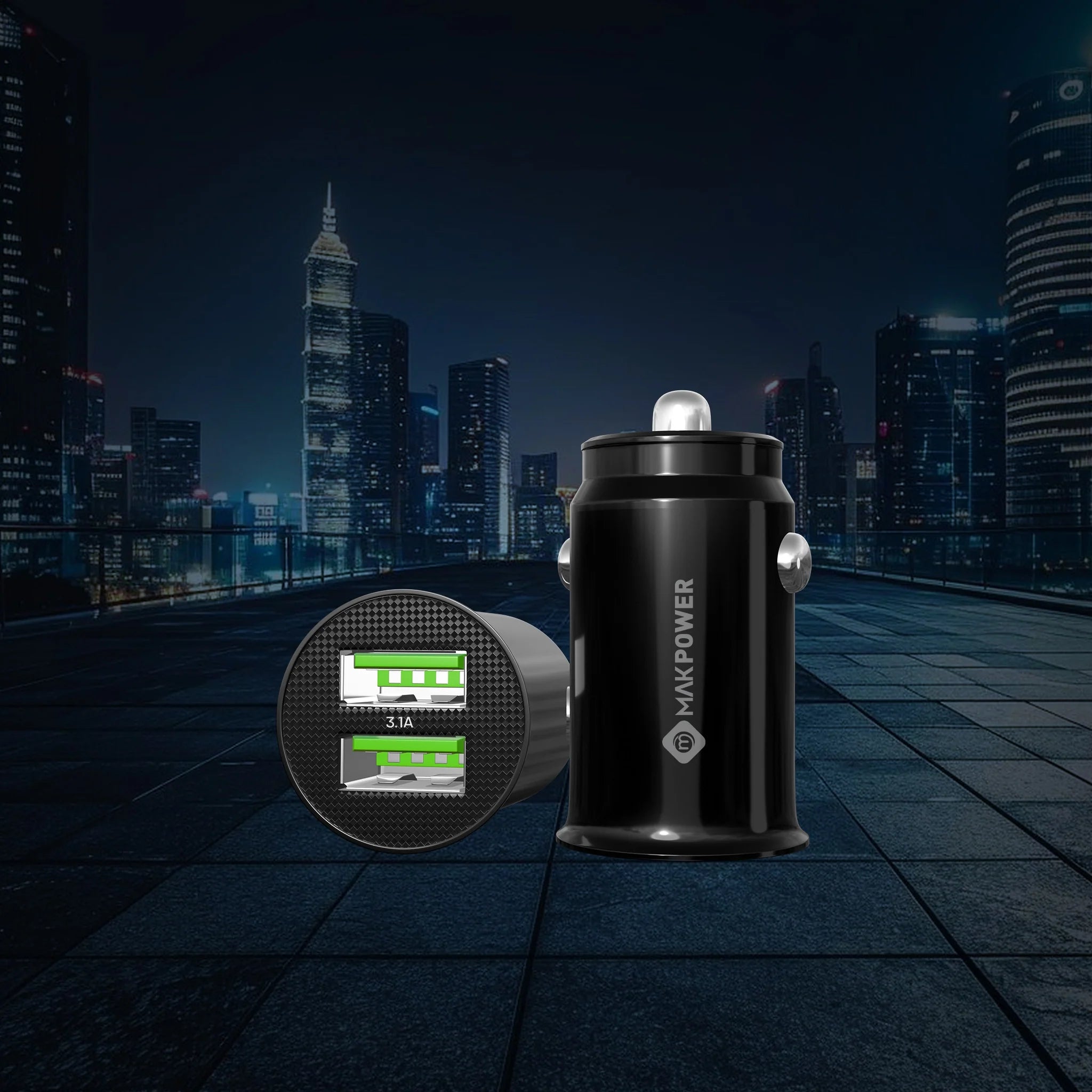 Dual USB quick charge car charger