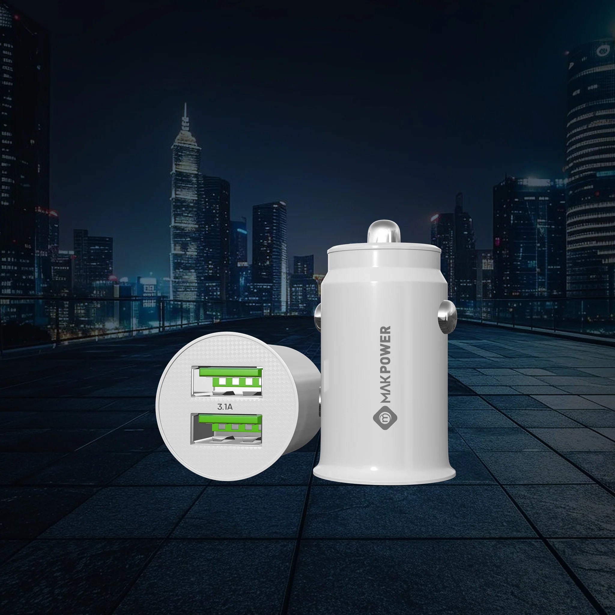 Dual USB quick charge car charger