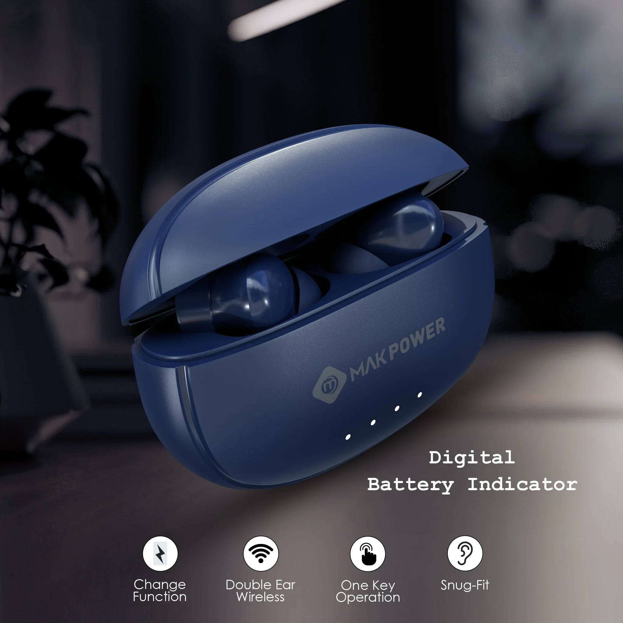 Wireless earbuds with ENC