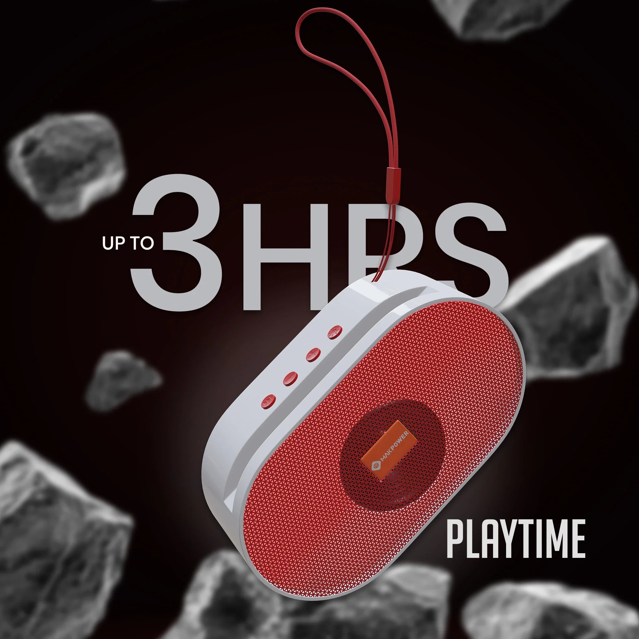 portable speaker with 3Hours Playtime