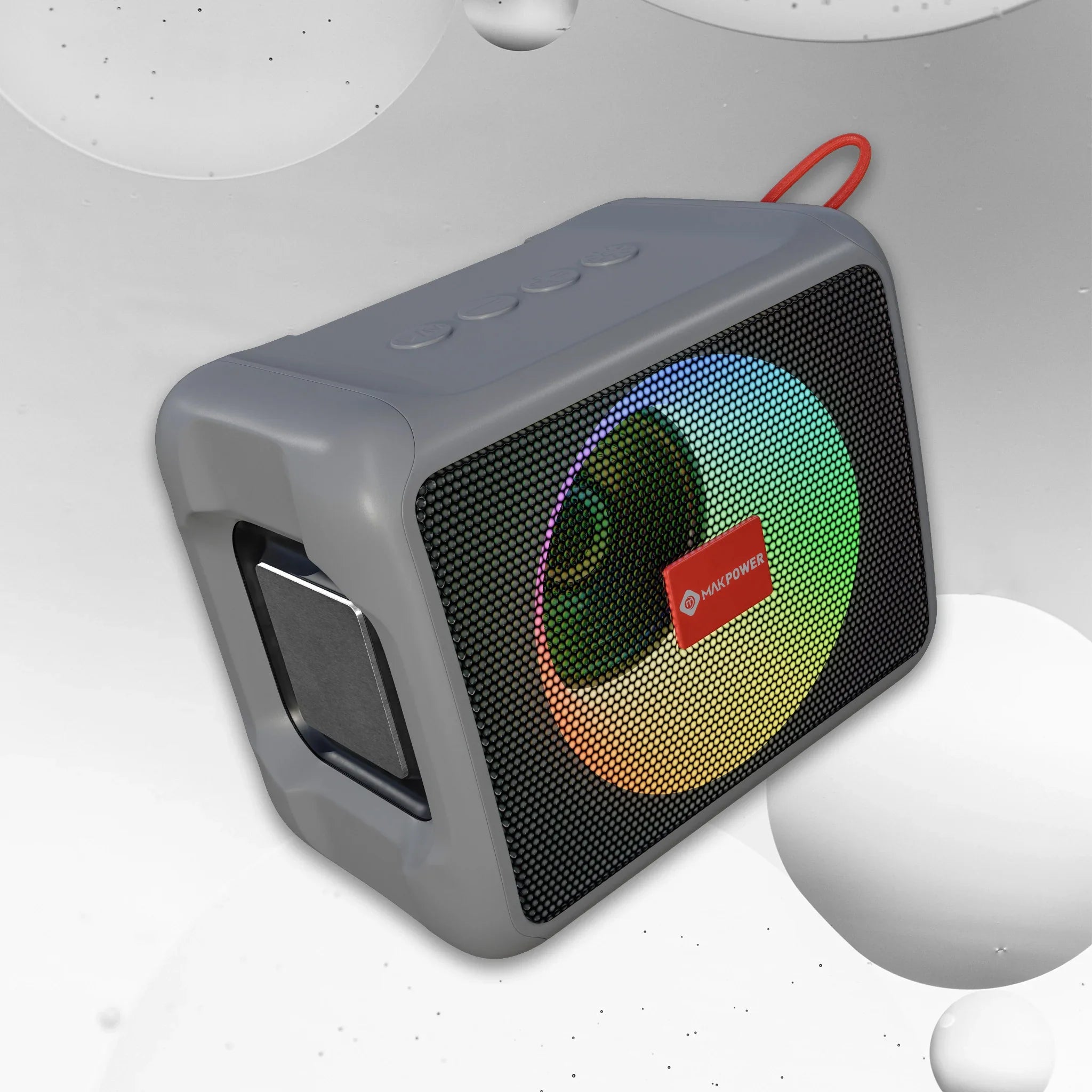 Mak Power RICH MUSIC 10W  Portable Wireless  Speaker Grey