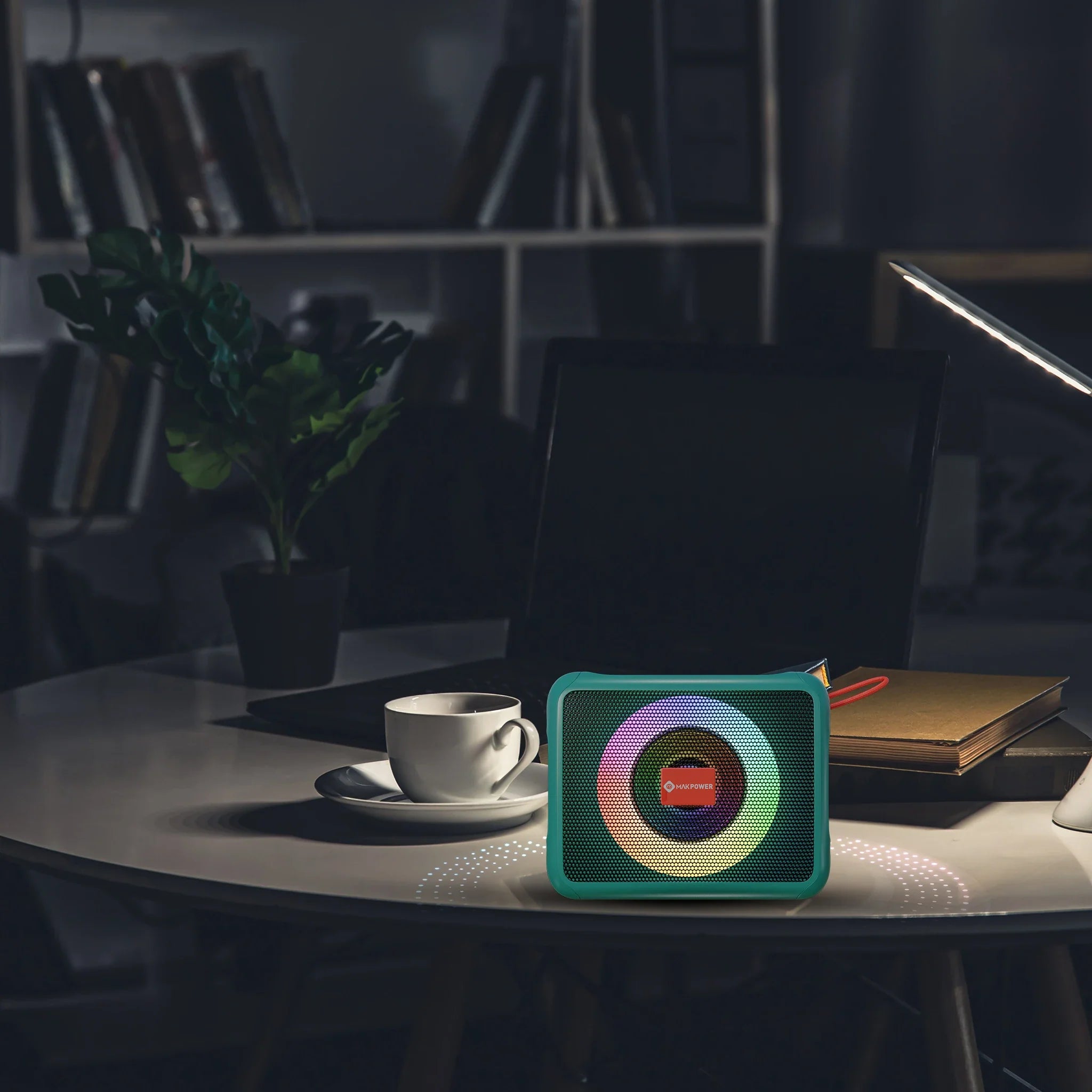 Mak Power RICH MUSIC Speaker  Bass Green