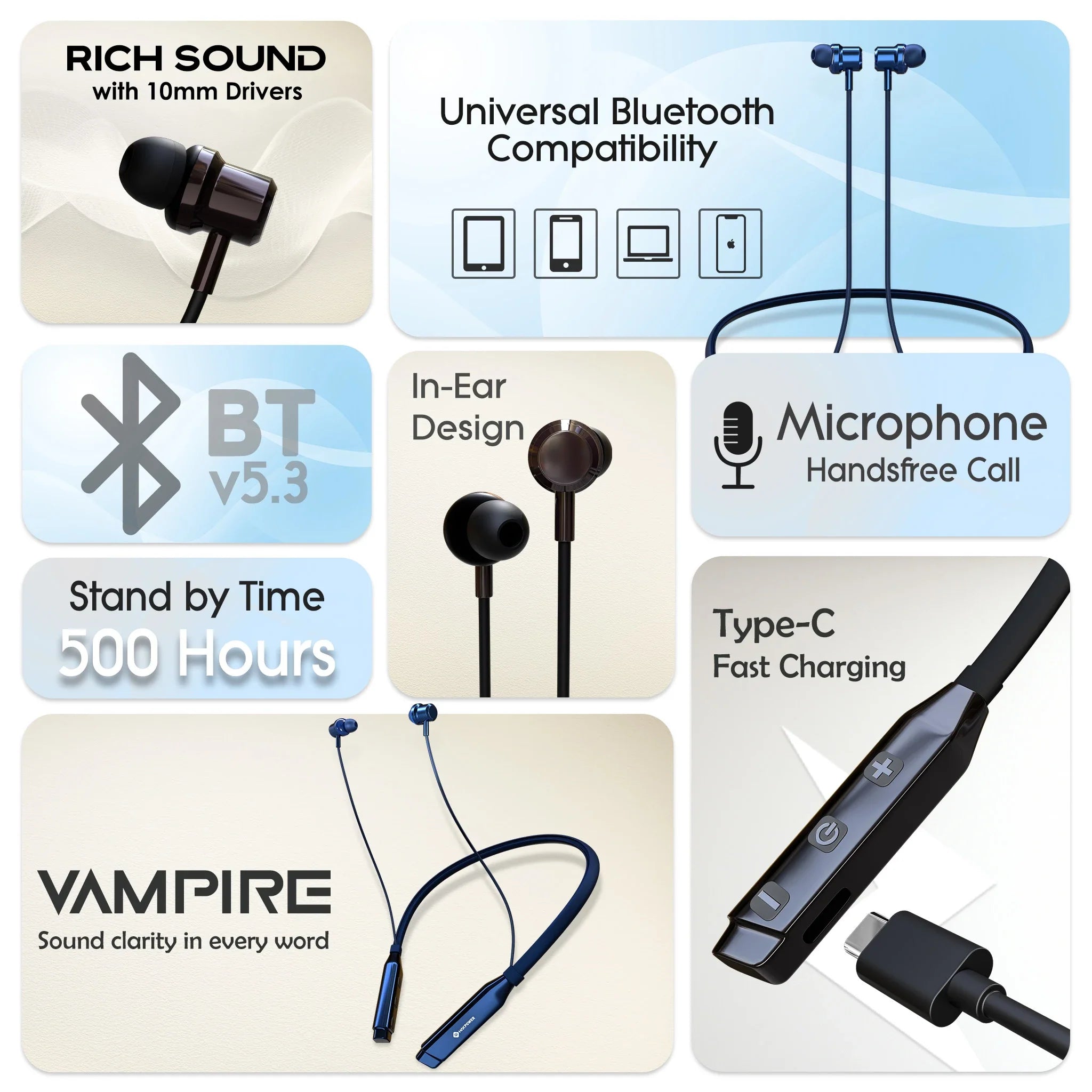 VAMPIRE Bluetooth Neckband 295