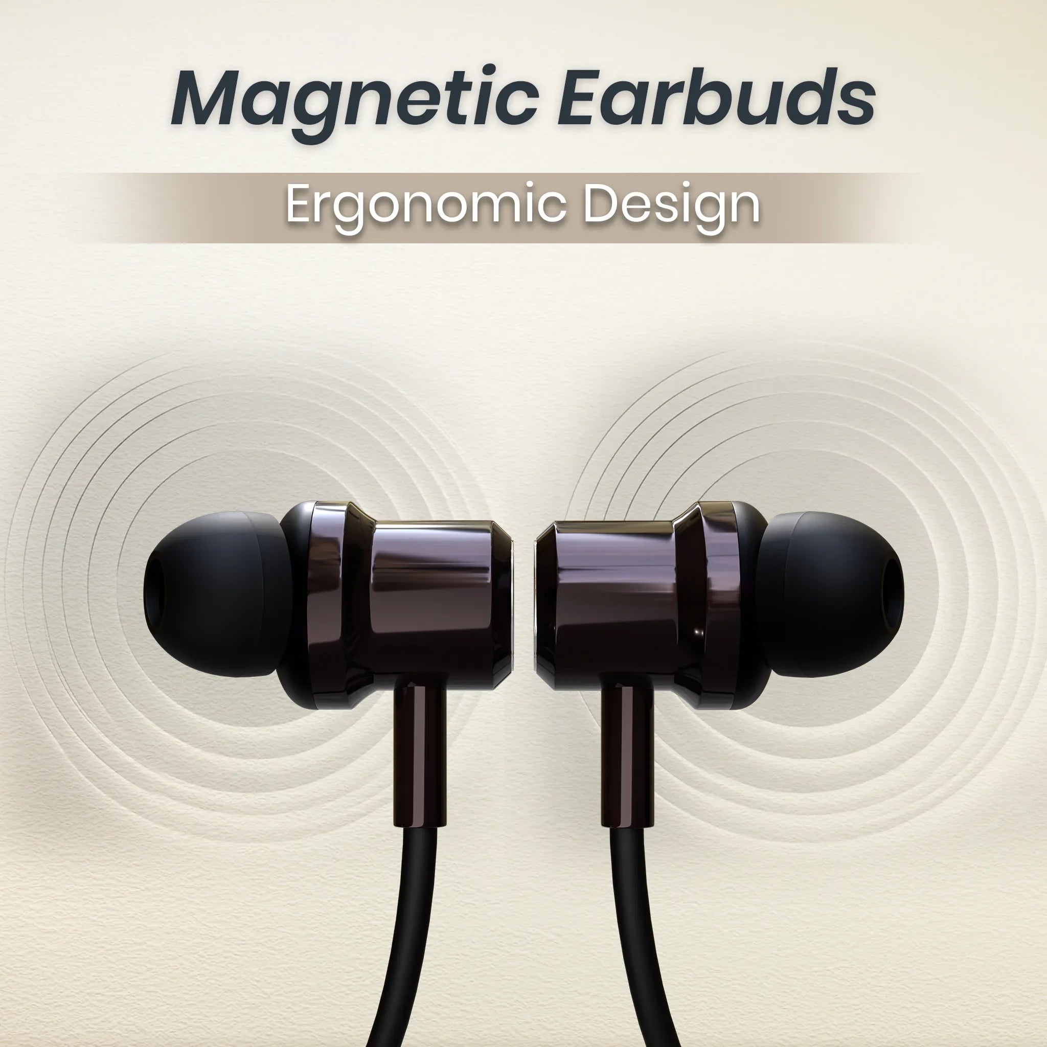Magnetic buds neckband