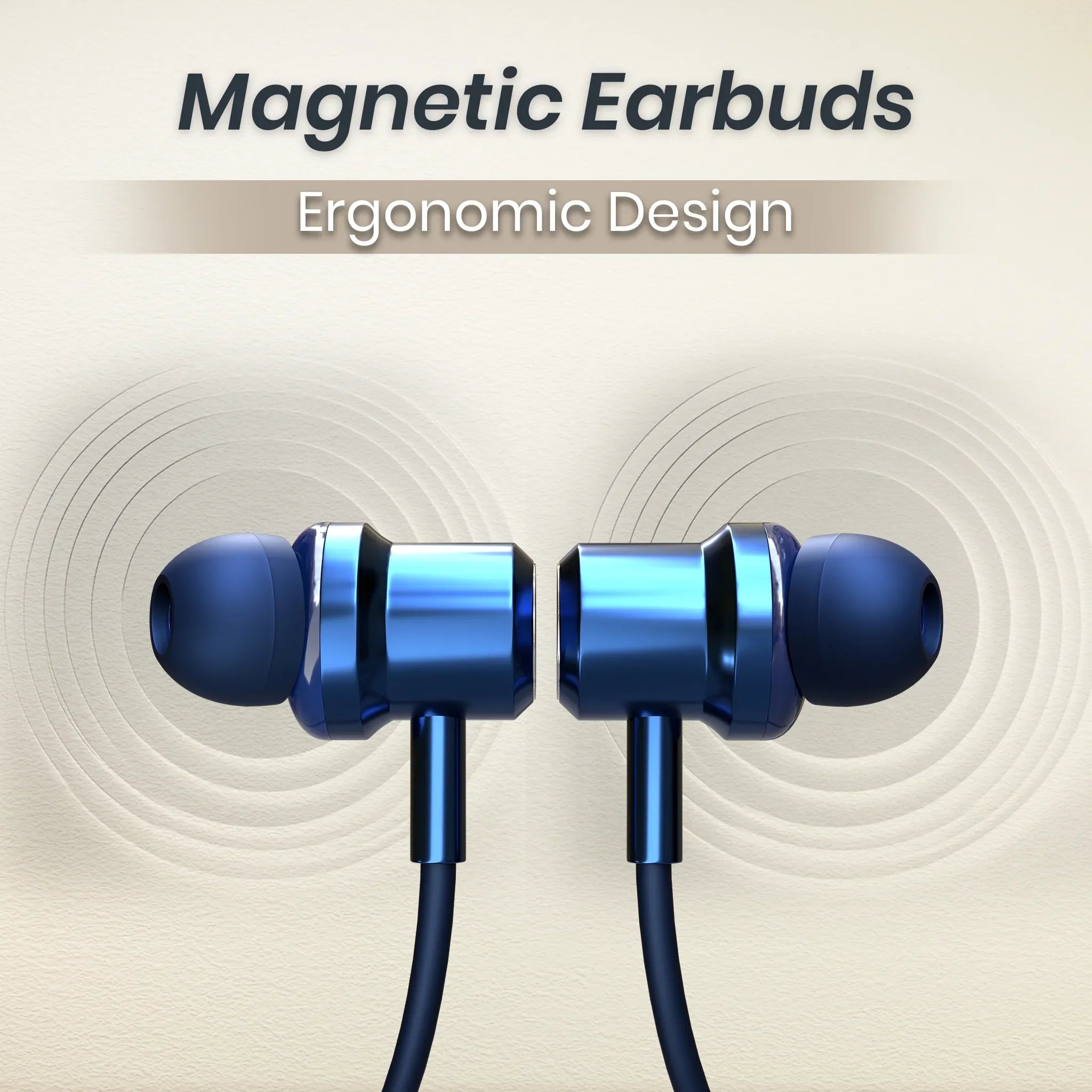 Magnetic buds neckband