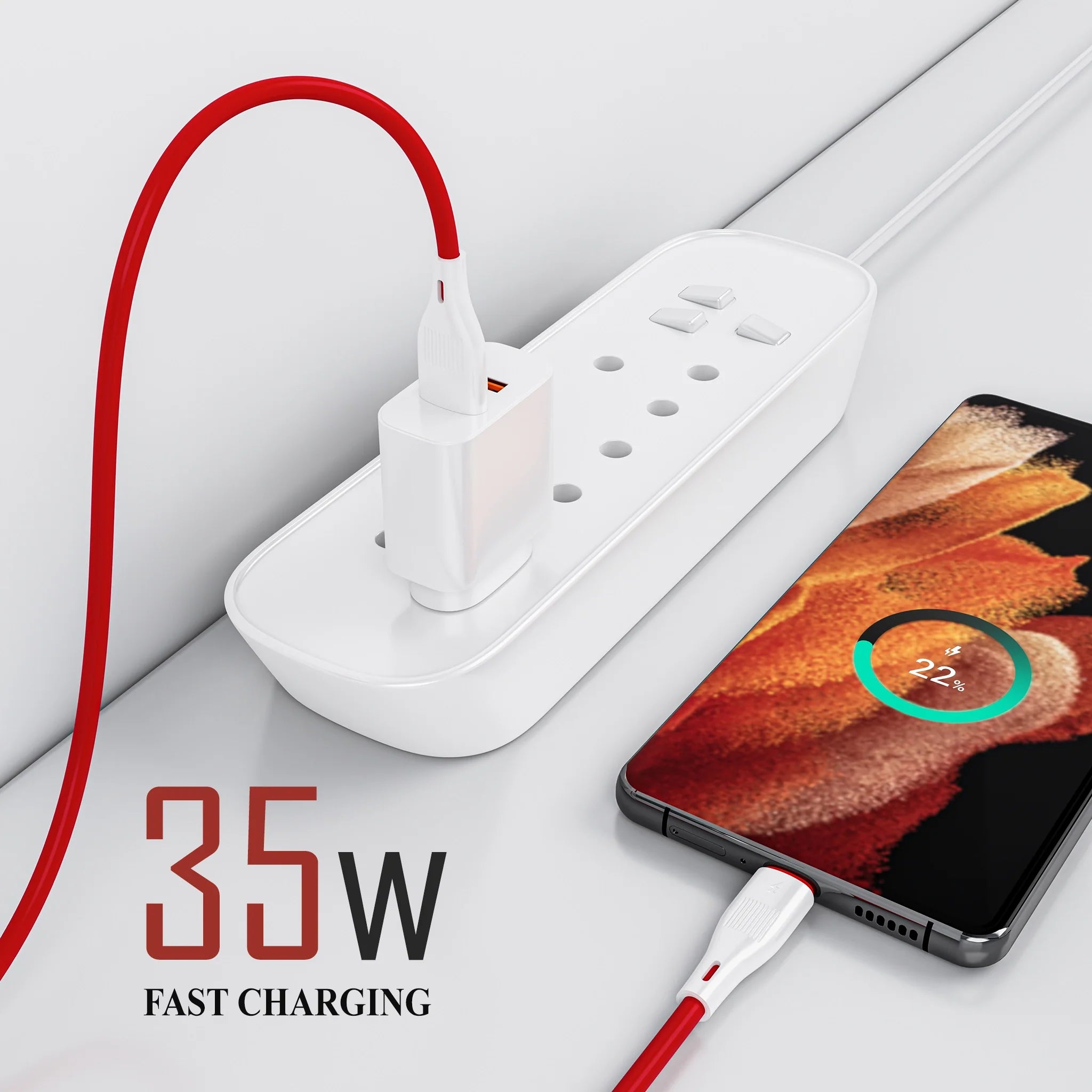 Makpower 35W Micro- USB Cable Fast Charging for android