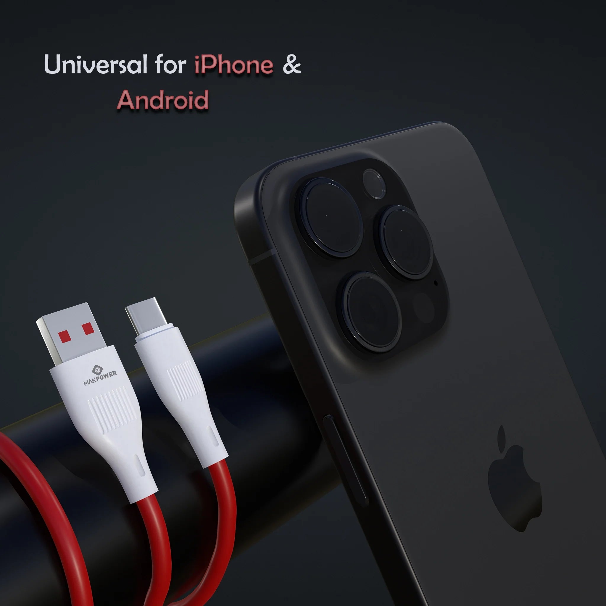 MakPower 45W USB Type-C Fast Charging Cable