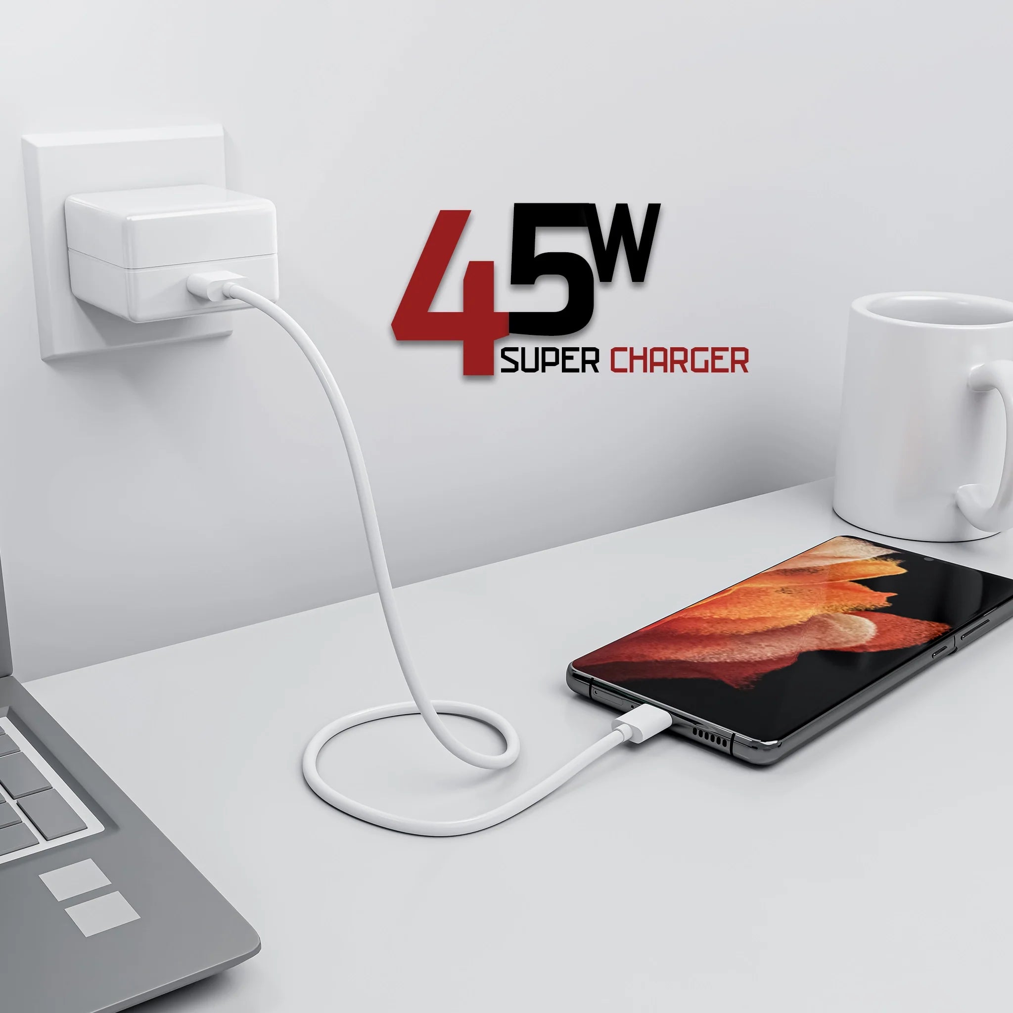 Makpower VOOC Compatible 45Watt Dash Charger