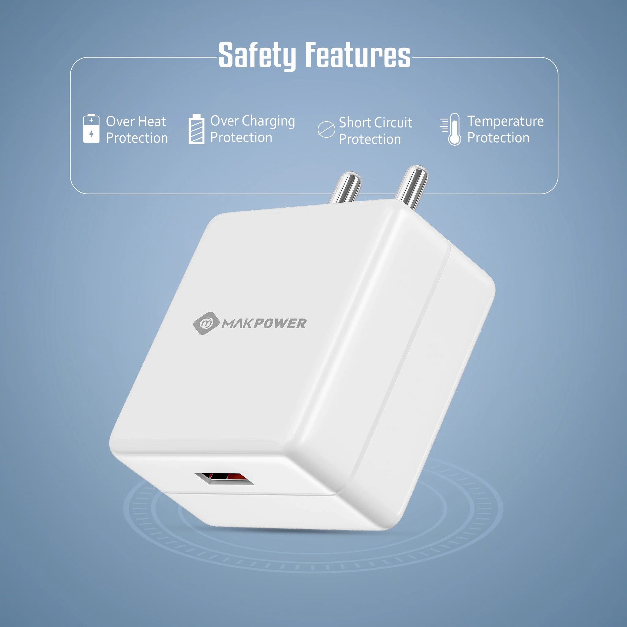 Makpower VOOC Compatible 45Watt Super fast  Charger CH-53