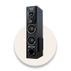 Tower Speaker 80W Home Audio with Remote